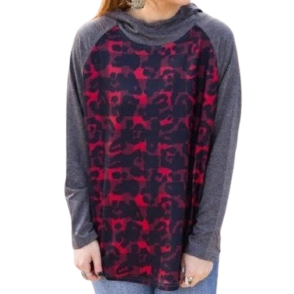Crazy Train_Purrfectly Plaid Hoodie